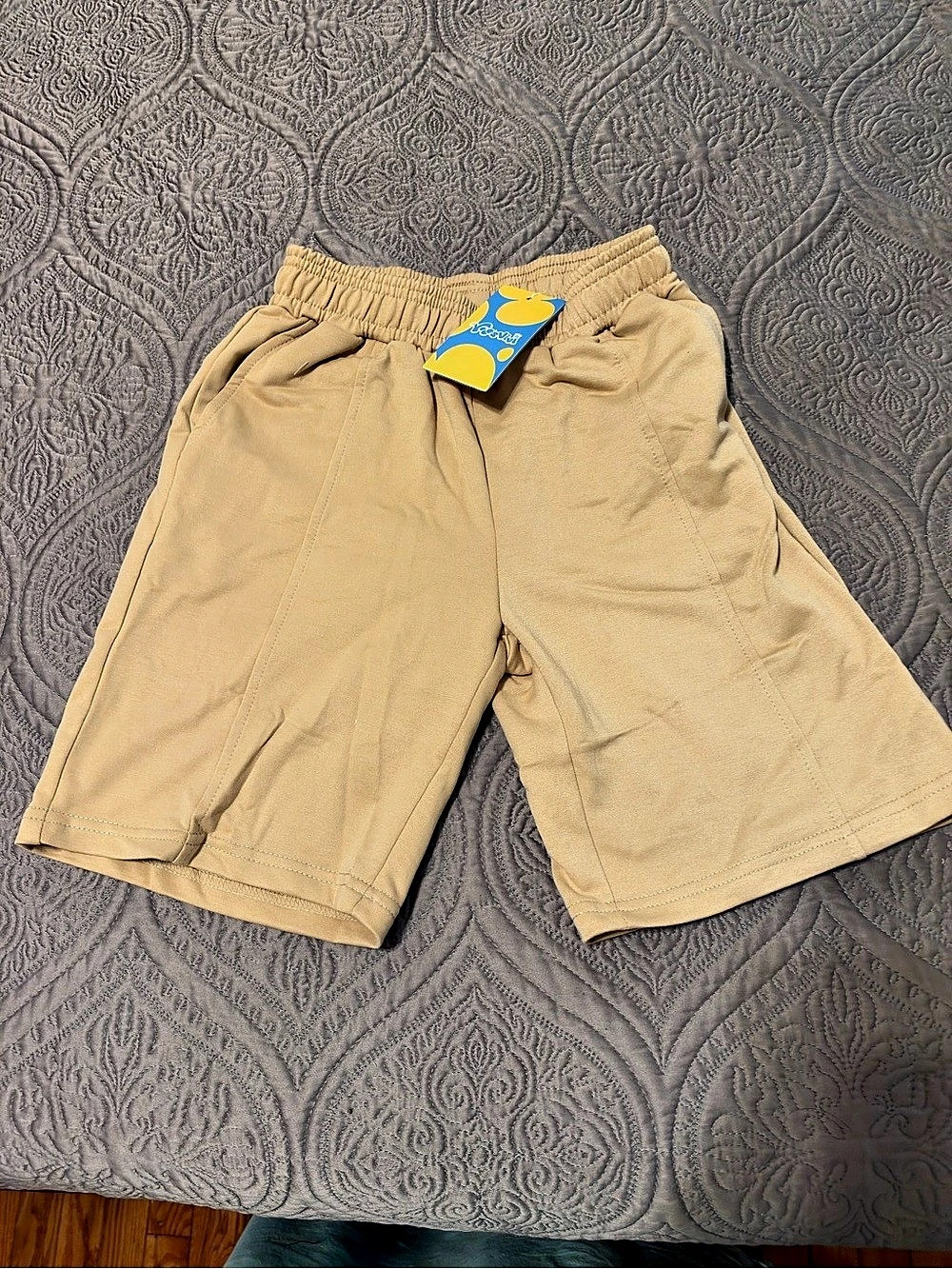 Yoo’s Vivi Size 7-8 boys Brown Shorts NWT